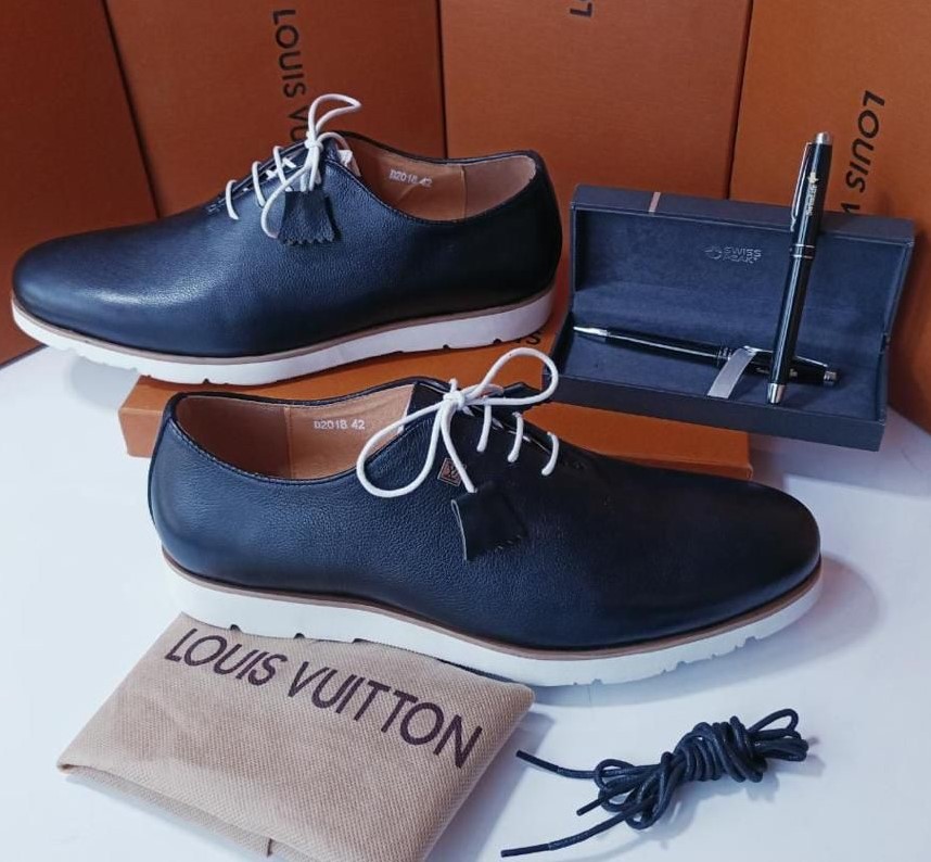 Derby en cuir Homme